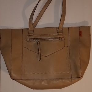 David Jones tan purse
